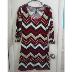 Long-sleeved, cotton dress